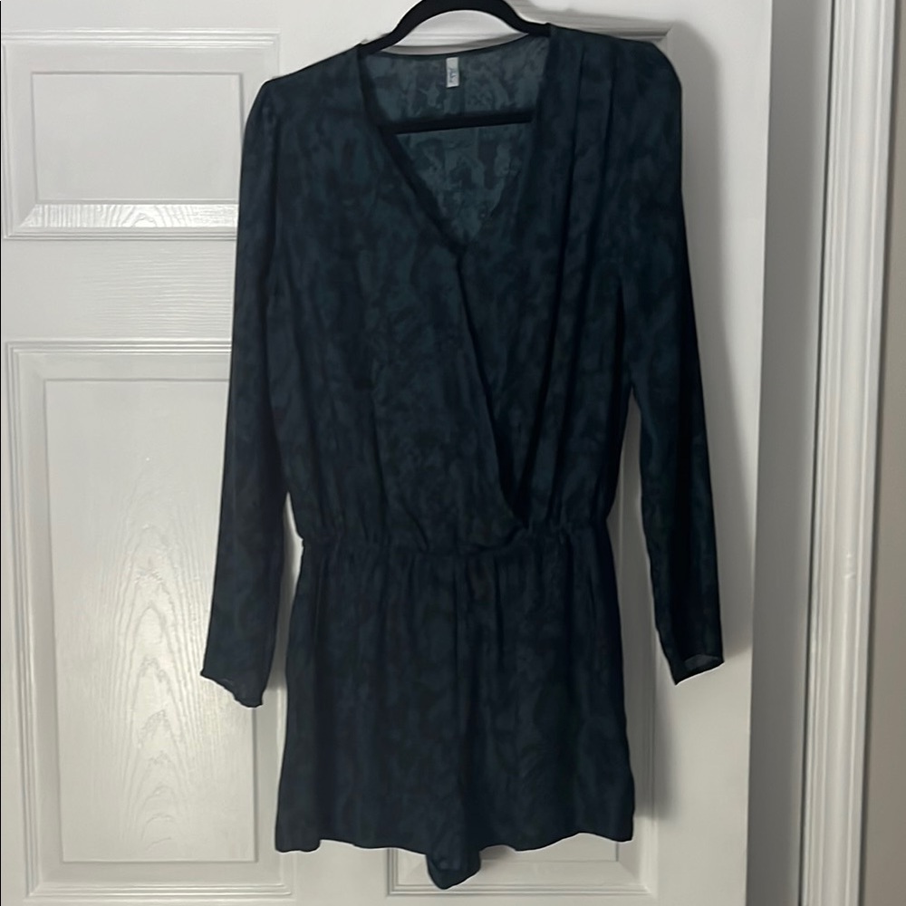 Long Sleeve Pattern Romper
